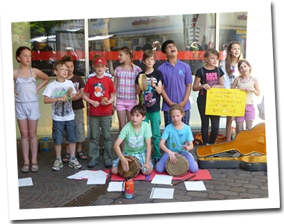 Trommeln für Rosedale